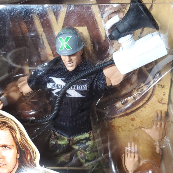 Mattel WWE Elite Legnds Triple H Series 13 Degeneration X Acton Figure NIB - Picture 2 of 6